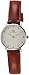 Daniel Wellington Women's 0920DW St Mawes Stainless Steel Watch with Brown Leather Band