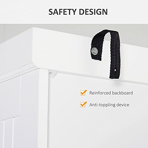 72" Traditional Freestanding Kitchen Pantry Cupboard