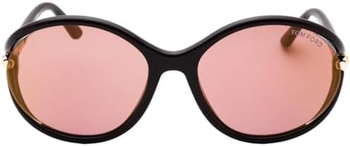 Tom Ford Moira Violet Gradient Oval Ladies Sunglasses FT1109 55Z