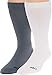LISH 2 Pack Men's Wide Calf Compression Socks - 15-25 mmHg Knee High Plus Size Support