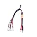 1S LiPo Charging Adapter Cable 6 in 1 to 6S Balance Battery Charger w/ XT60 to Banana Cable for JST-PH 2.0 mCPX Powerwhoop Tiny Whoop
