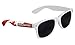 LogoLenses Men's Canada Country Flag Classic Sunglasses White