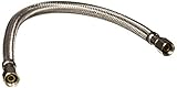 LASCO 10-0944 1-Foot Ice Maker Water Supply Line, Braided Stainless Steel, X 1/4-Inch Female Compression, 1-Pack