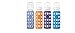 Lifefactory Glass Baby Bottles 4 Pack (9 oz. in Ocean, Sky, Orange, Royal Purple)