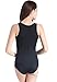 Ausom Womens Slimming Shaper Vest Hot Thermo Tank Top Shapewear for Weight Loss Black No Zip