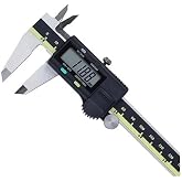 Digimatic Caliper 8&Prime; (0-200 mm) 500-197-30 - High-Precision Encoder, .0005&Prime;/0.01 mm Resolution, IP-65 Coolant Proof Stainless Steel Construction