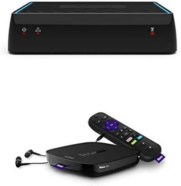AirTV - Dual-Tuner Local Channel Streamer + Roku Ultra 4K w/JBL headphones