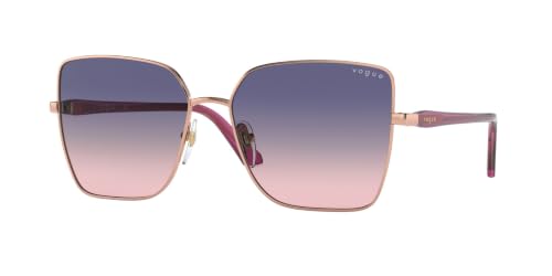 Óculos de Sol Vogue Eyewear 0VO4199S 5075I6 Tam 58 / Rosa - Lentes Rosa