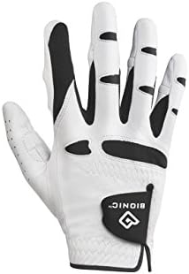 Bionic GGNMRM Men’s StableGrip with Natural Fit Golf Glove, Right Hand, Medium , White Bionic GGNMRM Men’s StableGrip with Natural Fit Golf Glove, Right Hand, Medium , White