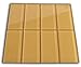 CNK Tile Sahara Gold Glass Subway Tile - 3