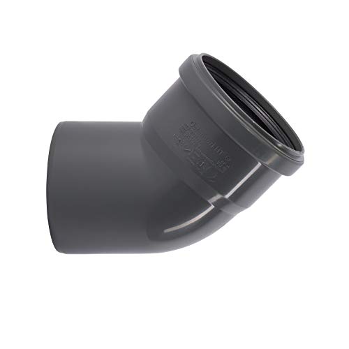 Ostendorf HTsafe Bogen 45 Grad DN 90 mm HT-Rohr – Bild 3