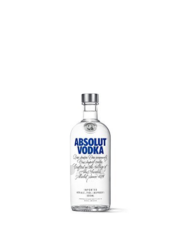 Absolut Vodka Original – Absolute Reinheit und einzigartiger Geschmack in ikonischer Apothekerflasche – Ideal für Cocktails und Longdrinks – 1 x 0,5 l