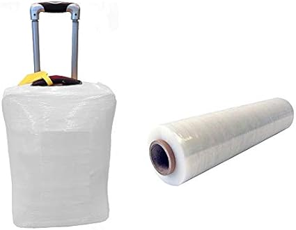 Pellicola Pallet 50x300m Film Estensibile Per Pallet E Valigie - 3 Rotoli 50 Cm X 300 M Trasparente Film Imballaggio Trasparente - Foto 3