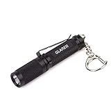 GLAREE E03 Keychain Flashlight, CREE LED 150 Lumens Mini Torch AAA Battery EDC Pocket Penlight Portable Emergency Light