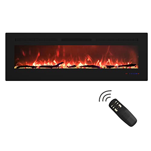 BizHomart BHFP60, 60 Inches Recessed and Wall Mounted Electric