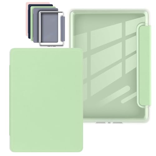 Capa Para Kindle 11ª Geração 2024 e 2022 (C2V2L3 e RS23CV) 6 Polegadas Acrílico Sistema de Hibernação - Fechamento Magnético (Verde Claro)