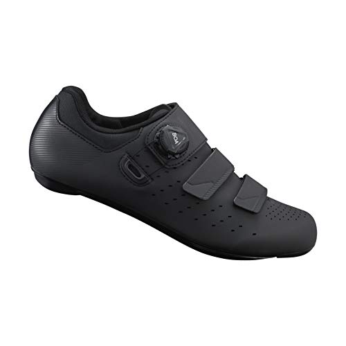 SHIMANO SH-RP400 High-Performance Road Endurance Cycling Bicycle Shoes; Black; 48