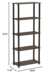 Furinno Turn-N-Tube 5-Tier Multipurpose Shelf