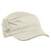 Washed Cotton Fitted Army Cap-White W32S33F