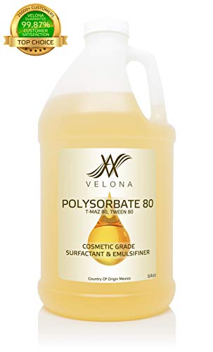 image for 100% POLYSORBATE 80 by Velona | Solubilizer, Food & Cosmetic Grade | A