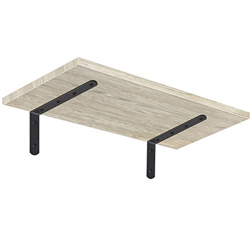 Favordrory 4 PCS 90 Degree Angle L Shaped Shelf Bracket, Corner Brace