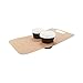 Paper Drink Carrier, Coffee Cup To Go Carrier, Duo Cup Holder with Handle - Holds 2 Cups - Kraft - 100ct Box - Restaurantware