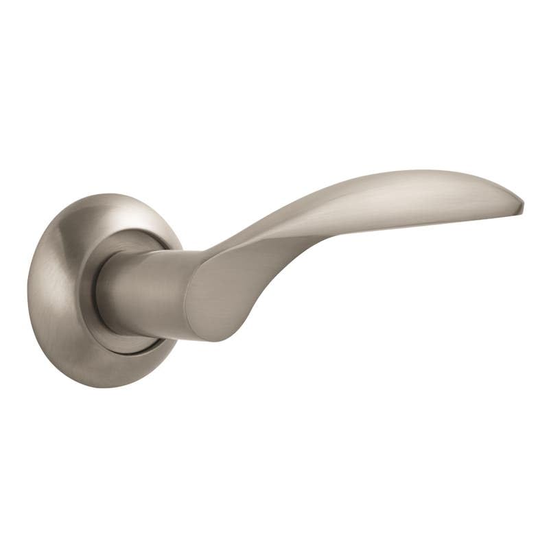 Designer Levers - Florentina Lever on Rose Door Handle - Decorative Modern Door Handle - Polished Chrome - 1 Pair - Fixings Included