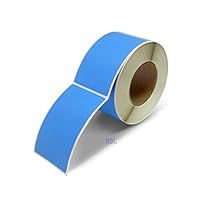 Next Day Labels, 3 X 5 Rectangle Inventory Color Coding Labels, 500 Per Roll (Fluorescent Blue)