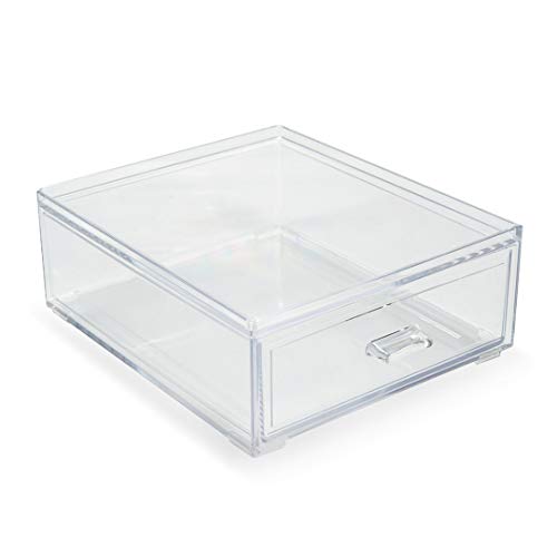 Caixa Organizadora Modelo Empilhavel de Acrilico 18x16x7 cm Ref. 1087 - Paramount