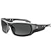 Skullerz Odin Safety Sunglasses - Matte Black Frame, Smoke Lens primary