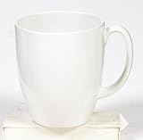 Corelle 6022022 Stoneware Winter Frost White Mug, 11 Oz, White (Pack of 4)