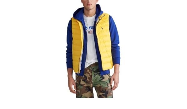polo ralph lauren camo packable down vest