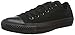 Converse Unisex Chuck Taylor All Star Low Top Black Monochrome Sneakers - 12 D(M) US