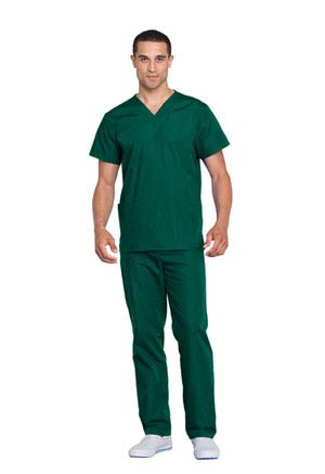 Simmans Men S Polyester And Cotton Blend Uniform Scrub Suit For Medical Scrubs For Surgeons Doctors Nurses Hospitals Ot Dress Medium Green Amazon In Health Personal Care
