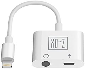 iPhone Adapter Lightning to Audio 3.5 mm Aux Headphone Jack &amp; Charging Port for iPhone X, 8, 8 Plus, 7, 7 Plus, supports iOS11 (Charging and Listening)