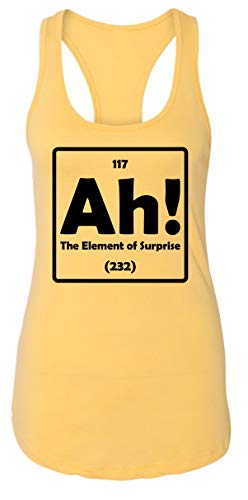 Ladies Tank Top Ah! The Element of Surprise Banana