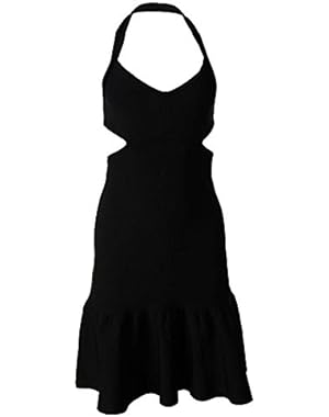 GUESS Mirage Cutout Bandage Dress in Black Size Small