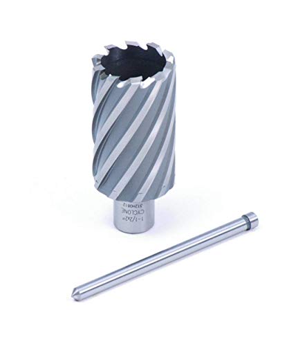 Evolution Power Tools lange serie brootsfrees voor magneetboor universeel passende magneetboorbit 50 mm lengte x 40 mm diameter