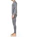 Thermajohn Men's Ultra Soft Thermal Underwear Long Johns Set with Fleece Lined (Medium, Grey)