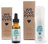All Natural Tea Tree Eyelid Makeup Remover Kit(Makeup Remover Oil 30ml & Foaming Cleanser 40ml) Remove makeup, Moisturize, Wash Eyelashes. Blepharitis, Demodex, Dry Eyes Symptoms Relief. Paraben & Sulfate Free