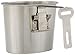 Mil-Spec Adventure Gear Plus MSA02-0124055000 WWII Style Canteen Cup, Stainless Steel