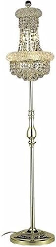 Elegant Lighting Primo 58" 6 Light Elegant Crystal Floor Lamp