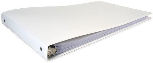11x17 1" Round Ring, White Poly Binder (512680)