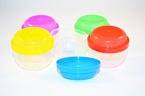 2 Inch Clear Acorn Capsules for Holidays like Christmas, for Party Favors, Great for Teachers, and For Vending Machines (Pack of 100)