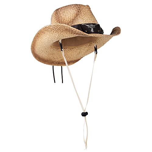 Simplicity Children's Cowboy Hats Baby Cowboy Hat with Rolled Brim Wide