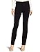 NYDJ Women's Samantha Slim Ponte Pant, Black, 10