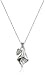 Amazon Essentials 10K Gold and Diamond Calla Lily Pendant Necklace (1/10 cttw, I-J Color, I2-I3 Clarity), (previously Amazon Collection)