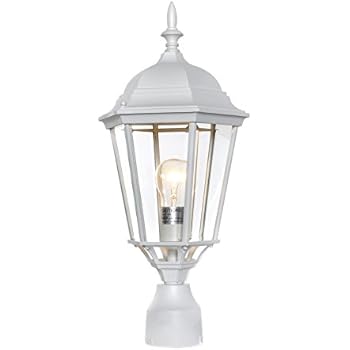 Maxim 1005WT, Westlake Cast Aluminum Outdoor Post Lighting, 100 Total Watts, White
