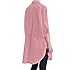 Women's 3/4 Sleeve Solid Loose Shirt Dress with 4 Pockets