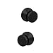 Schlage Custom FC21 BWE 608 KIN Bowery Knob with Kinsler Trim Hall-Closet and Bed-Bath Lock, Satin Brass
